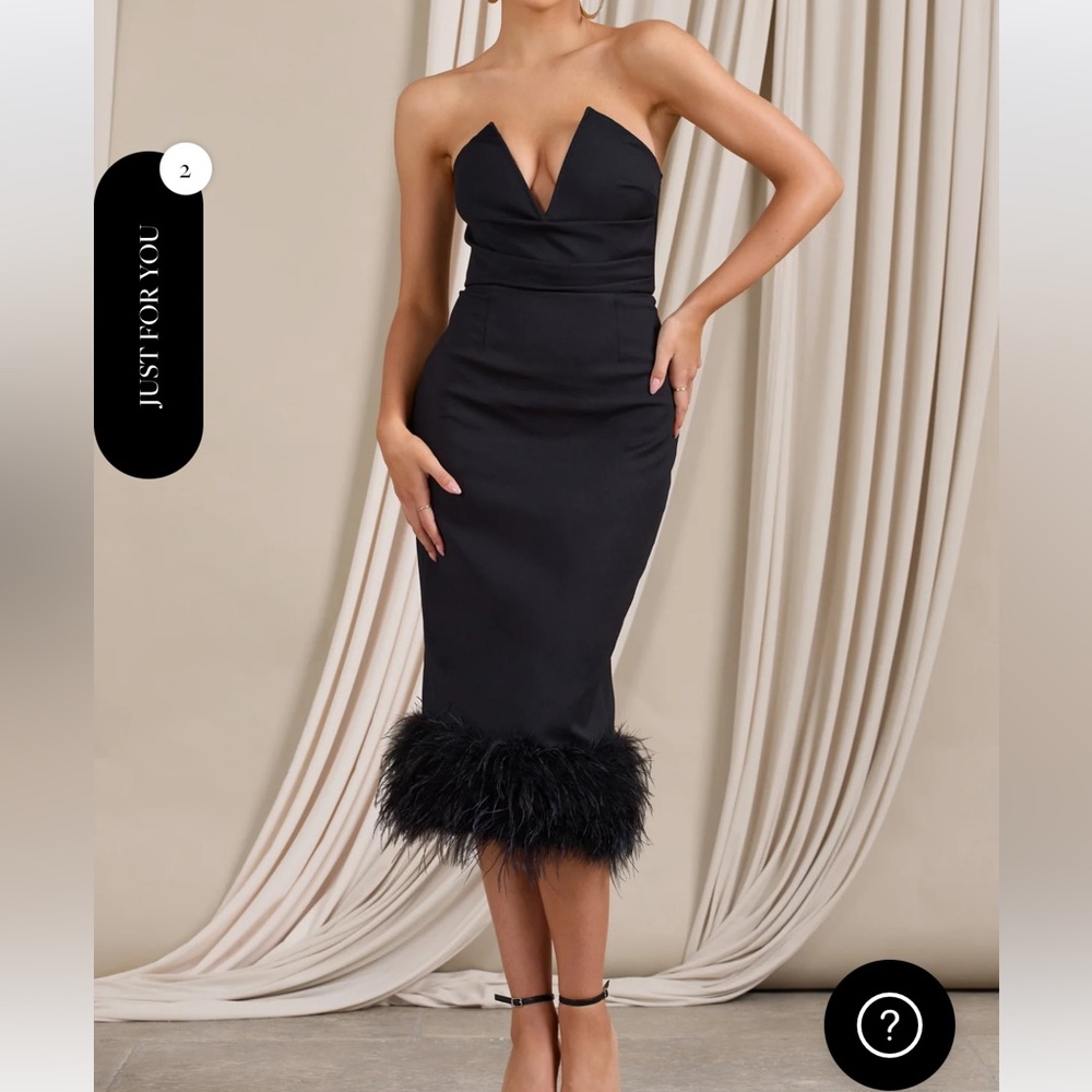 Black Club L London cocktail dress